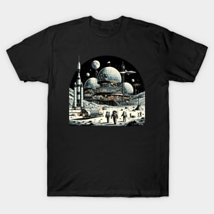 Lunar Frontier: Moon Base Alpha T-Shirt